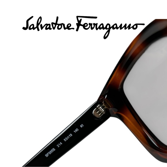 Salvatore Ferragamo Women’s‎ SF955S Brown Tortoise Frame Sunglasses main image 5